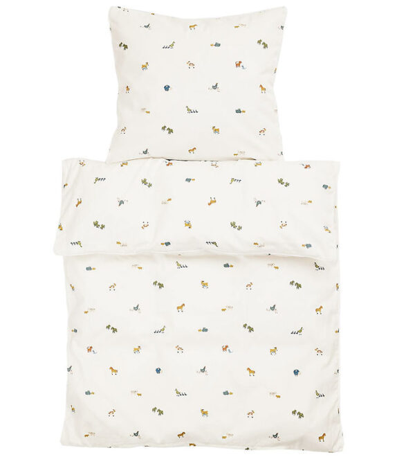 Smallstuff Sengetøj - Baby - Farm Living - Soft Green